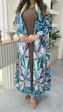 Abaya Multi-Color Print